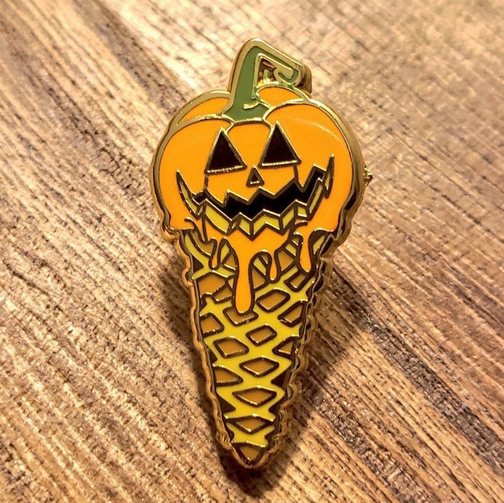 pumpkin ice cream pin!